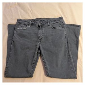 American Eagle Men’s Skinny Jean (33x30) - Gray/light black.